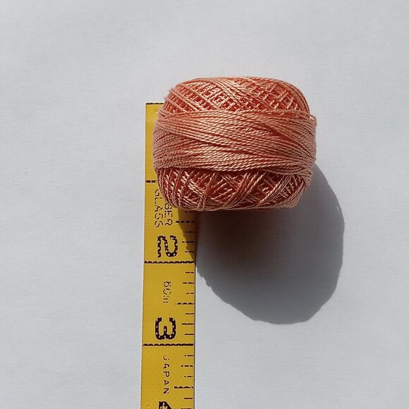 🎯 10 for $10 / DMC Coton Perle Light Coral Color 353 Size 8 Thread - Picture 2 of 11
